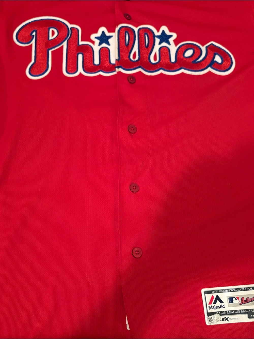2018 Philadelphia Phillies Andrew Pullin Majestic Jersey Size 44 Spring Training